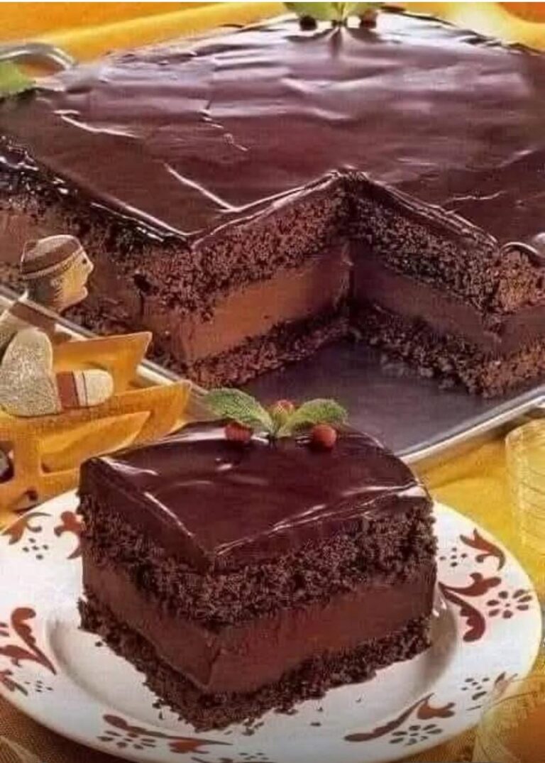 Chocolate Layer Cake with Ganache