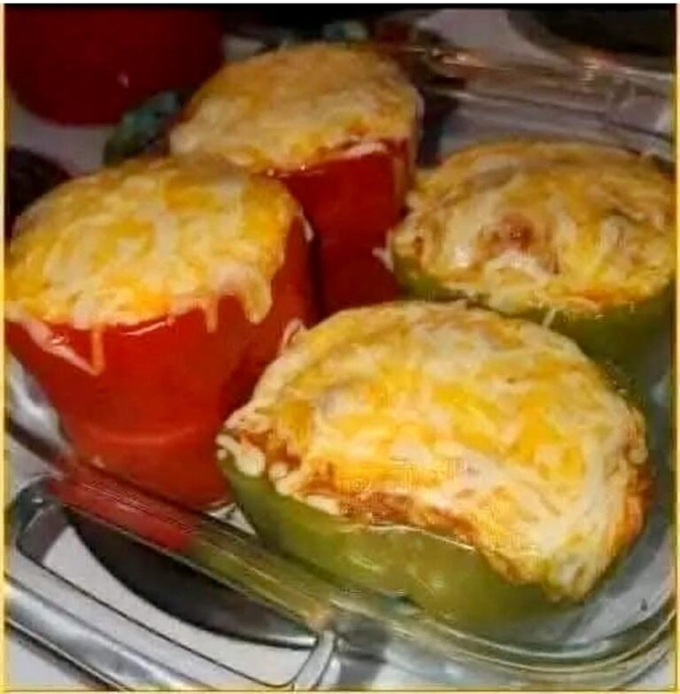 Stuffed Bell Peppers with Cheese