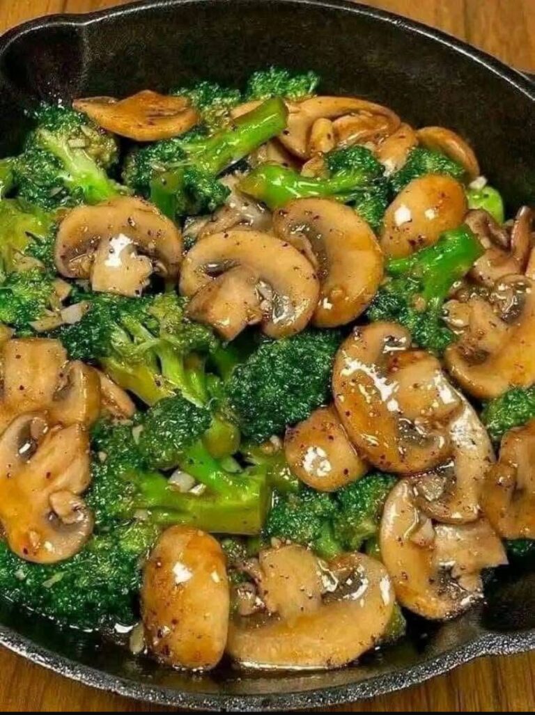 Sautéed Broccoli & Mushrooms
