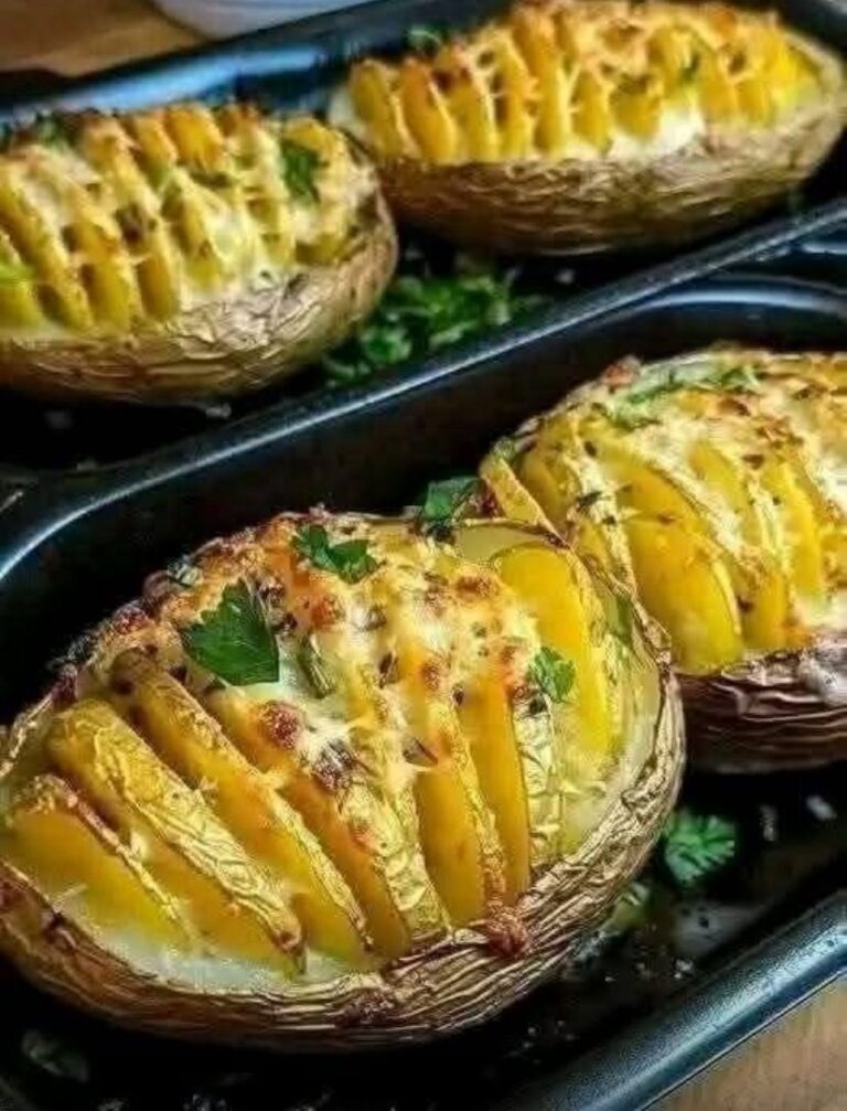 Hasselback Baked Potatoes