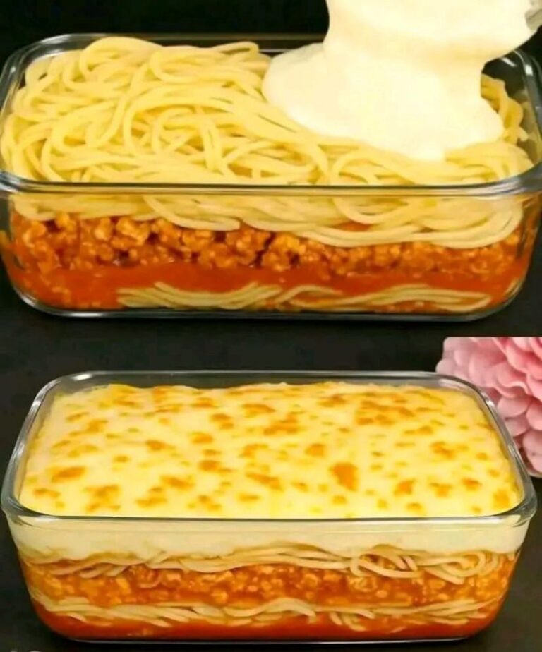 Spaghetti with Béchamel in the Oven
